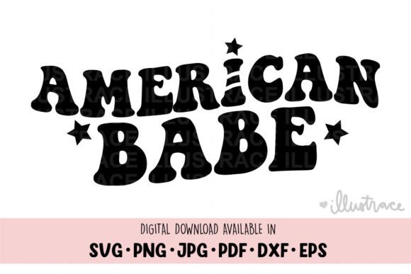 American Babe Svg - 4th of July Review