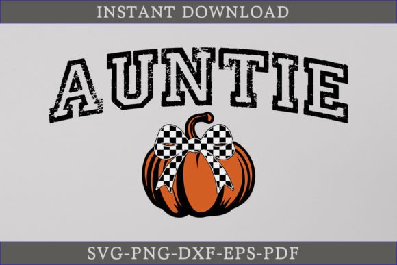 Auntie Pumpkin SVG Coquette Bow SVG File Review