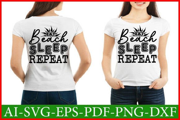 Eat Beach Sleep Repeat Svg Design Review