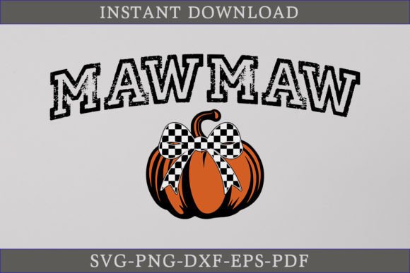 Mawmaw Pumpkin SVG Coquette Bow SVG File Review