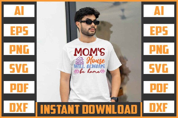 MOM S HOUSE WILL ALWAYS BE HOME SVG