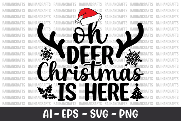 Oh Deer Christmas is Here Shirt SVG Review