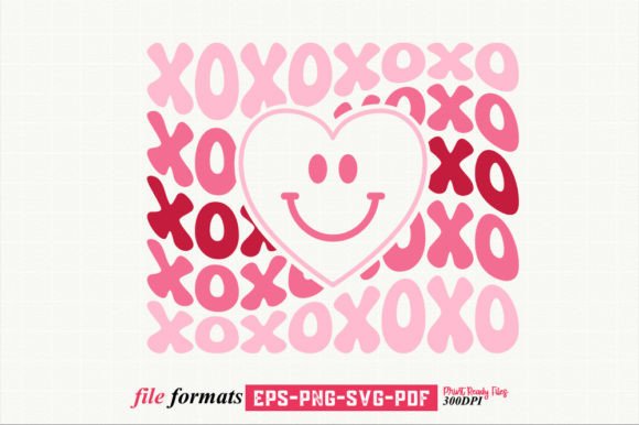 XOXO Smiely Heart Retro Valentine SVG Review
